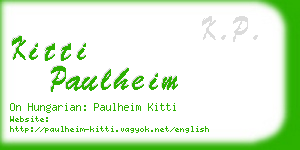 kitti paulheim business card